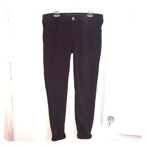 American Eagle Regular Fit Purple Jeggings